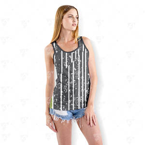 Débardeur Homme Personnalisé Respirant Léger à Col Rond en Maille Tricotée à Séchage Rapide avec Impression par Sublimation pour Gym et Fitness – Vente en Gros - Product Image 2