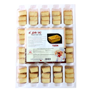HALAL Baked Tart Bakery <b>Dessert</b> Frozen Baked Egg Tart Shell YA04 720G Sweet Manufacture Selling OEM/ODM Service Export Supplier - Product Image 1