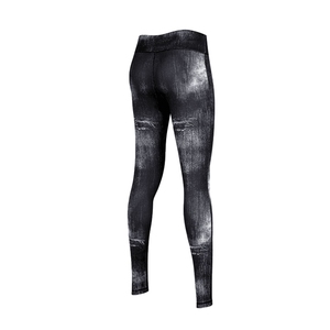 INDEX SPORTS WEAR Leggings de yoga taille haute pleine longueur avec motif imprimé abstrait, pantalon en polyester et élasthanne extensible dans quatre directions - Product Image 5