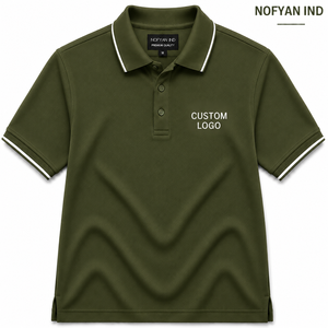 โรงงานผลิตเสื้อโปโลแบบ OEM รับผลิตเสื้อโปโลขายส่ง ผู้ผลิตเสื้อโปโลแบรนด์ส่วนตัว ผู้จัดจำหน่ายเสื้อโปโลปักลายตามสั่ง - Product Image 1