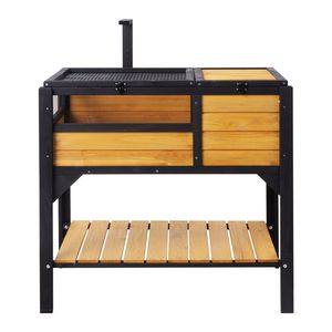 Casetta per Tartarughe in Legno da Interno/Esterno con Supporto per Luce e Recinto per Rettili per Piccoli Animali - Product Image 1