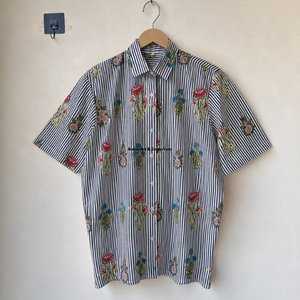 เสื้อเชิ้ตผู้ชายผ้าฝ้ายแท้พิมพ์ลายบล็อก แห้งเร็ว สวมใส่สบาย เหมาะสำหรับกิจกรรมกลางแจ้งในฤดูร้อน-ชุดพักผ่อน - Product Image 6