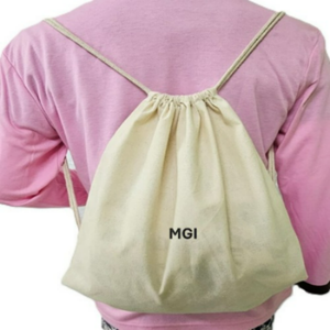 Customized Logo Printed High-Quality Reusable Canvas Cotton <b>Drawstring</b> <b>Backpack</b> Bag Personalized <b>Drawstring</b> <b>Backpack</b> - Product Image 6