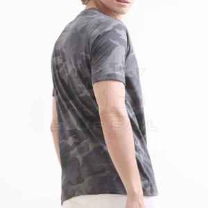 เสื้อยืดคอกลมผู้ชาย แขนสั้น ผ้าคอตตอนหนา 200 GSM ระบายอากาศได้ดี สีและโลโก้สั่งทำได้ - Product Image 2