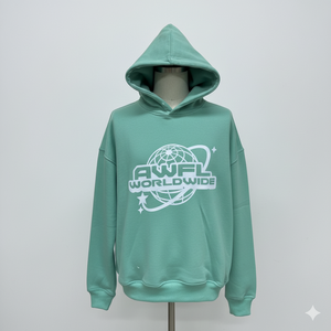 Sweat-shirt à capuche zippé intégral pour homme, avec logo personnalisé sérigraphié de haute qualité, devant et dos, disponible en plusieurs couleurs et confortable. - Product Image 3
