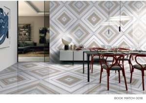 กระเบื้องพอร์ซเลนแผ่นใหญ่ 600x1200 ผิวมันเงาคุณภาพสูง สำหรับตกแต่งผนังและพื้นทั้งภายในและภายนอก - Product Image 3