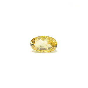Loose 3 Carat Oval Cut Yellow Sapphire-Premium Loose Gemstone for Fine Jewelry - Product Image 1