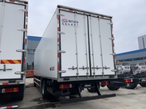 Camion frigorifique diesel Euro 6 automatique pour transport en chaîne du froid, véhicule de transport frigorifique, camion de fret réfrigéré à prix réduit - Product Image 4
