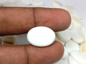 Vente flash : Lot de cabochons ovales faits à la main en nacre de 20 mm pour la fabrication de bijoux en gros - Product Image 5