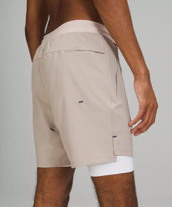 Men's Double <b>Layer</b> Fitness Shorts Men Fitness Gym Training 2 in 1 Sports Shorts Quick Dry Workout Jogging Double Deck Summer - Product Image 6