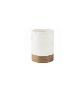 Porta utensilios cilíndrico de mármol rojo de lujo, organizador de cocina de piedra, soporte para cubiertos, soporte para cucharas, hecho a mano, de primera calidad, para exportación. - Product Image 6