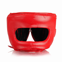 Protège-têtes de lutte, de boxe et de MMA en cuir de haute qualité avec logo personnalisé, fermeture à boucle, pour adultes, durables, légers, confortables et sécuritaires