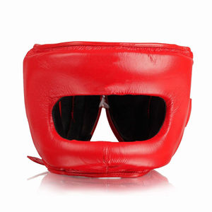 Protège-têtes de lutte, de boxe et de MMA en cuir avec logo personnalisé, durables, légers, confortables, unisexes - Product Image 3