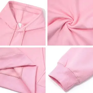 Sudadera con Capucha Premium 100% Algodón Unisex, Bordada, ODM, Estilo Urbano, Bolsillo Liso, Corte Regular, Forro Polar, Transpirable - Product Image 2