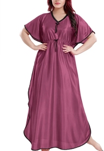 Kaftan Handmade Moroccan kaftan Dress Batwing Wide Sleeve V Neck Polyester Regular Fit Casual Evening Party <b>Flared</b> Sleep Wear - Product Image 5