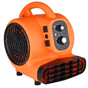 Ventilatore da Pavimento Portatile 1/4 HP 1000 CFM con 4 Angoli e Funzione Timer, Soffiatore d'Aria per Asciugatura e Raffreddamento, Ventilatore Asciugatore per Tappeti - Product Image 1