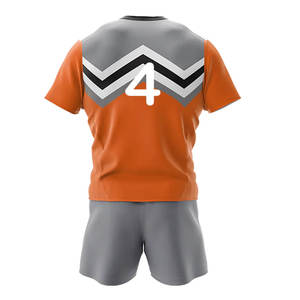 Uniforme de Rugby y Fútbol de Manga Corta Transpirable con Sublimación Personalizada, Conjunto Deportivo de Alta Calidad - Product Image 3