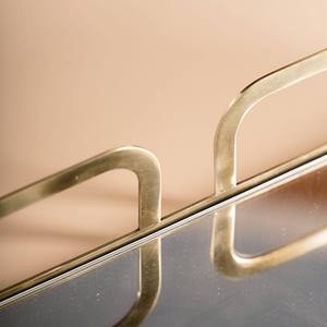 Wholesale Luxury Gold Mirrored <b>Vanity</b> <b>Tray</b> Bulk Rectangular Metal Hotel Restaurant Serving Platter Elegant Makeup Organizer - Product Image 5