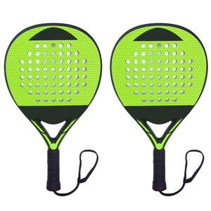 Raqueta de Pádel Ligera con Cara de Fibra de Carbono, Núcleo Absorbente de Impactos, Mango Ergonómico y Diseño Equilibrado para Entrenamiento - Product Image 1