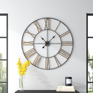 Reloj de Pared de Metal Hecho a Mano de Primera Calidad, Estilo Art Deco Moderno, Decoración de Pared para el Hogar u Oficina, Buenas Tarifas - Product Image 4