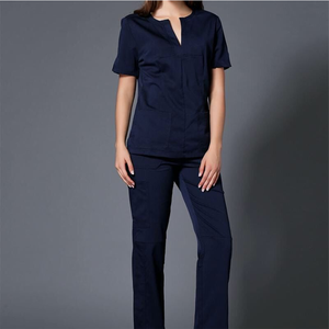 Medical Hospital Scrub <b>Sets</b> for <b>Doctors</b>-Unisex Woven Fabric with Needle Detection Customized Cotton Spandex - Product Image 3