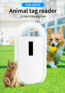 <span class=keywords><strong>Lecteur</strong></span> Scanner RFID Portable FDX-B 134,2 KHz PT160 ABS pour Animaux de Compagnie (Chiens, Chats) avec <span class=keywords><strong>Puce</strong></span> Microchip pour Étiquette Auriculaire en Verre et Accès USB - Product Image 4