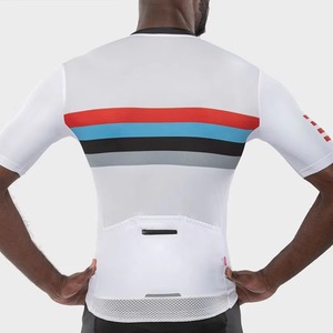 Men Short Sleeve Cycling Jersey Breathable Quick Dry Zip Up Bike <b>Shirt</b> Four Way Stretch Road <b>MTB</b> Wear - Product Image 3