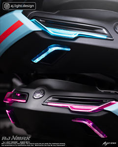 Feu arrière de moto à LED, système d'éclairage à 4 lentilles, compatible NMAX V3 Turbo |   AJLIGHT DESIGN AJNMAX-BTL Modèle Garantie de 12 mois - Product Image 6