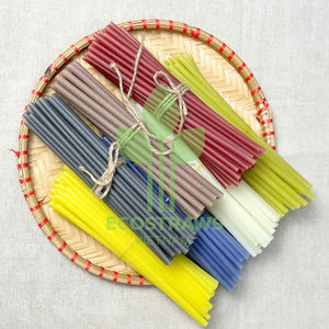 Pailles de riz écologiques de haute qualité pailles à boire biologiques avec échantillon gratuit d'emballage personnalisé du Vietnam en vrac - Product Image 3