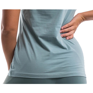 Débardeurs en polyester tricoté respirant pour femmes, col rond, style décontracté, sans manches, logo personnalisé, service OEM en gros - Product Image 2