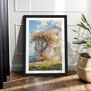 Cadre photo et poster rustique en bois massif fait main avec impression numérique couleur intégrale, pour montage mural ou sur table - Product Image 5