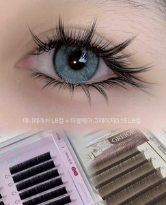 Extensiones de Pestañas de Anime con Púas, Hechas a Mano en Corea, de PBT, 0.07mm, Bandeja Individual, Alta Calidad Profesional - Product Image 5