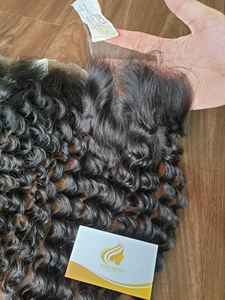 Nuevo Cabello Humano Virgen de Donante Único No Remy Liso Natural con Doble Trama a Máquina para Cierre de Encaje 100g Uso de 4 Años - Product Image 6