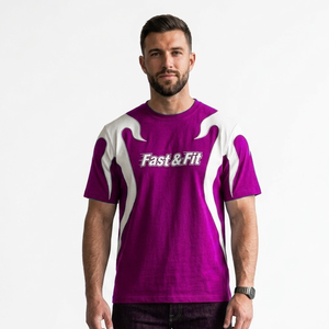 Camiseta Personalizada para Hombre, de Algodón 100%, Lavado Ácido, Estampado Ecológico, Corte Cuadrado - Product Image 4
