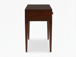 Modern <b>Brown</b> Wood Console <b>Table</b> Vanity Desk with Drawers for Living Room - Product Image 2
