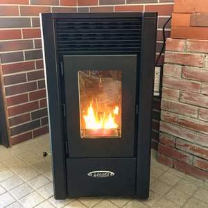 Poêle à granulés de bois automatique sans fumée de qualité supérieure pour chauffage intérieur à biomasse hydro avec alimentation intelligente - Product Image 3