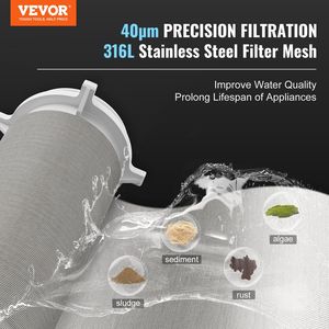 Elevata portata 40 Micron filtro di rotazione per tutta la casa sedimento filtro acqua per acqua di pozzo 1 \ "MNPT + 3/4 \" FNPT 8 T/H" - Product Image 2