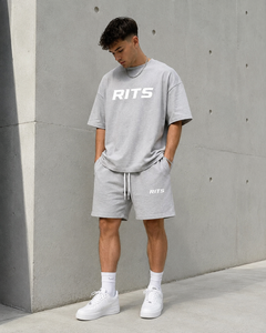 Conjunto de Camiseta y Pantalones Cortos de Algodón Negro para Hombre RITS, Cuello Redondo, Ropa Casual de Verano, Tejido de Punto Transpirable, Sin Costuras, 200g 2026 - Product Image 6