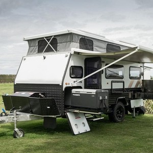 Luxury Modern Steel Motorhome Camper <b>Trailer</b> with Kitchen Bathroom Sleeping Space and Portable Living Unit - Product Image 2
