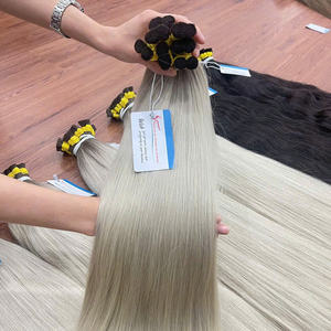 Producto Popular Extensiones de Cabello Natural Liso al Por Mayor 100% Cabello Humano Vietnamita Sin Enredos Muy Sedoso Varios Colores - Product Image 1