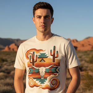 T-shirt personnalisé en gros avec impression 3D en relief, en coton épais, effet vieilli, vierge, de haute qualité, avec impression graphique pour homme - Product Image 5
