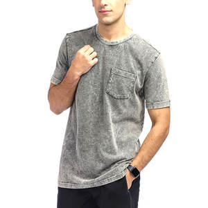 Nueva Camiseta con Efecto Desgastado para Hombre, Diseño Moderno, Algodón de Primera Calidad, Corte Holgado, Ropa Casual a la Moda - Product Image 1