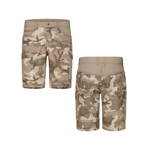 100% Cotton Men's Summer Casual Elastic Waist Solid Knee Length <b>Cargo</b> Shorts-High Quality Eco-Friendly & Breathable - Product Image 6