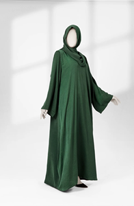 Muslim Women Breathable Soft Islamic <b>Dress</b> Abaya High Quality Long Sleeve Hijab Fashionable Plus Size Woman's Traditional Muslim - Product Image 2