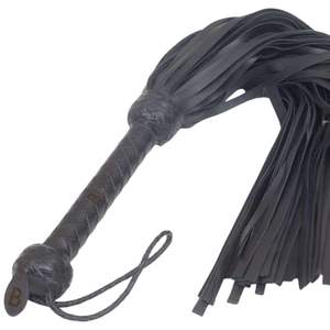 Flogger de Cuero BDSM Premium con Peso Equilibrado y Construcción Duradera - Product Image 2