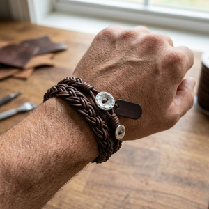 Antique Medium Brown Leather Cord 2mm Durable Round Leather | <b>String</b> Premium Quality for Jewelry Making Craft DIY Accessories - Product Image 2