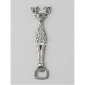 Abridor de Botellas Manual de Aleación de Zinc con Forma de Ciervo, Herramienta Metálica para Tapas de Cerveza, Vino y Bebidas, para el Hogar, Cocina y Fiestas - Product Image 3