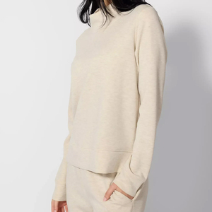 Suéter de cuello alto para mujer, estilo jersey oversize - Product Image 3
