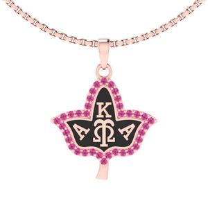 Collier en cristal noir et rose pour femmes, bijoux élégants à la mode, pendentif en argent plaqué or Rose, accessoire élégant, cadeau - Product Image 1