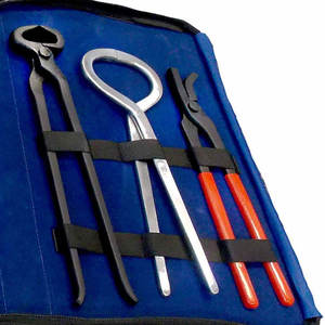 Kit d'outils de fermeur de sabots Surtechs, couteau à boucle ABScess de classe I, 2 pinces, polissoir, instruments chirurgicaux - Product Image 3